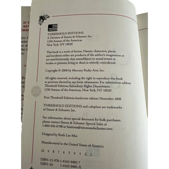 The Christmas Sweater By Glenn Beck Hardcover Book Threshold Ed Dust Jacket - Picture 3 of 4